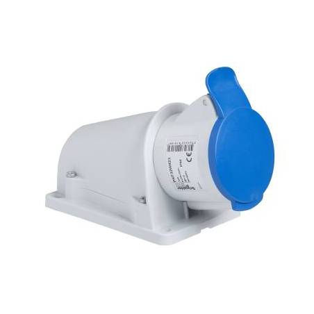 Toma Industrial Aéreo PK Pratika conex.FAST tornillo 32A IP44 220V 2P+T