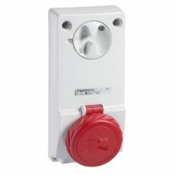 Toma Industrial Mural con interruptor de Bloqueo Pratika 32A 3P+T 380-415V IP44 - 82096