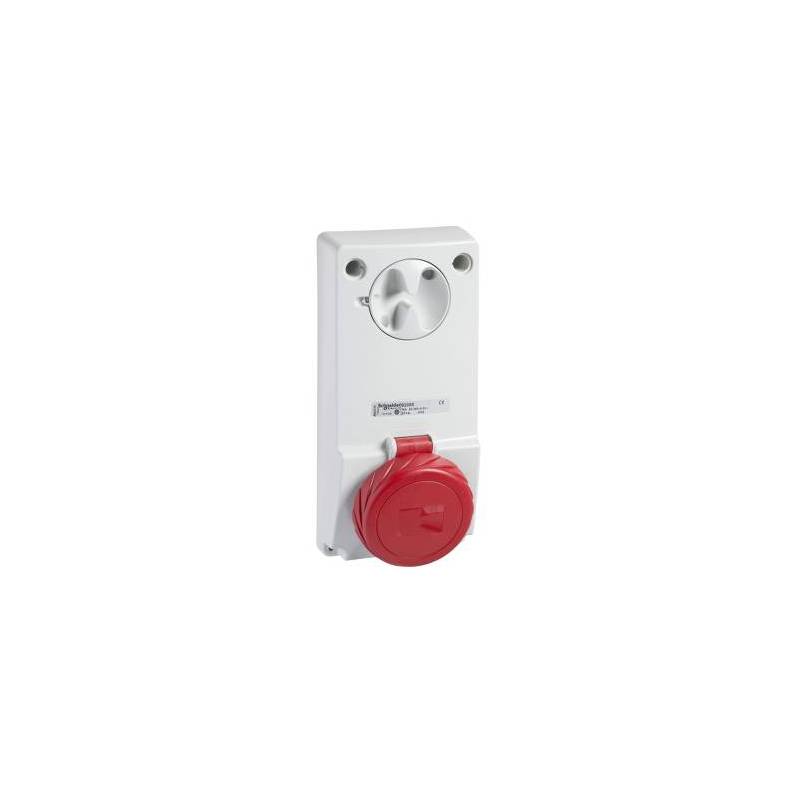 Toma Industrial Mural con interruptor de Bloqueo Pratika 32A 3P+T 380-415V IP44 - 82096