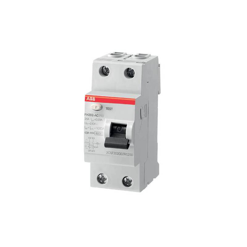 Interruptor diferencial 2P 25A 300mA - FH202 - 2CSF202006R3250