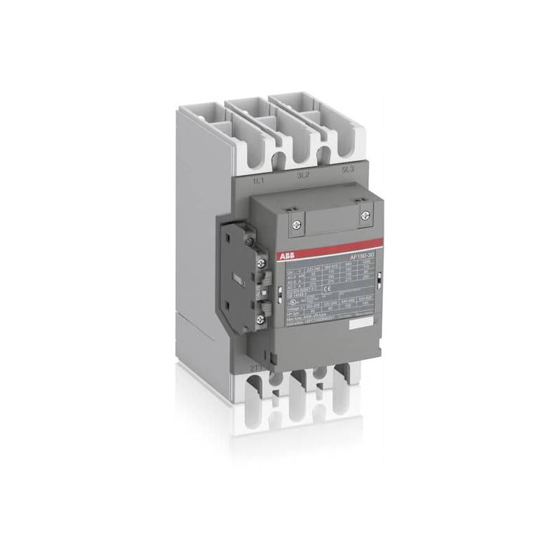 Contactor AF tripolar 190A 400V - 90kW  (AC-3) Bobina 100...250 Vca - Vcc C. Aux 1NA+1NC - 1SFL487002R1311