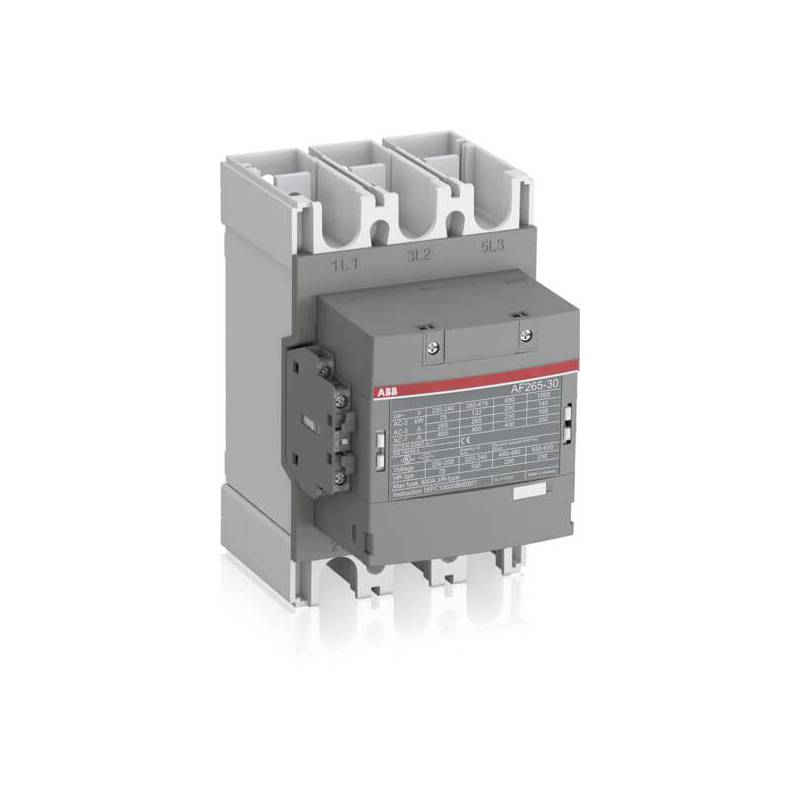 Contactor AF tripolar 265A 400V - 132kW  (AC-3) Bobina 100...250 Vca - Vcc C. Aux 1NA+1NC - 1SFL547002R1311