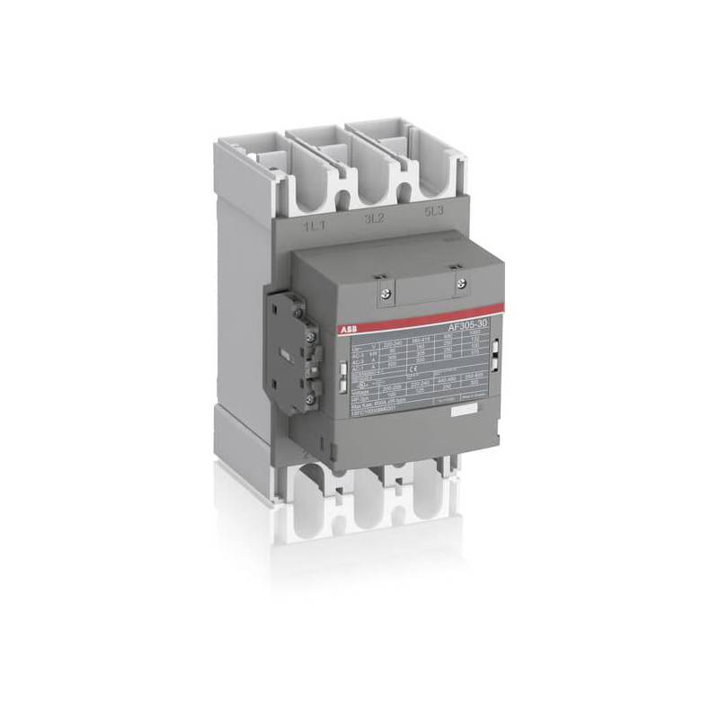 Contactor AF tripolar 305A 400V - 160kW  (AC-3) Bobina 100...250 Vca - Vcc C. Aux 1NA+1NC - 1SFL587002R1311