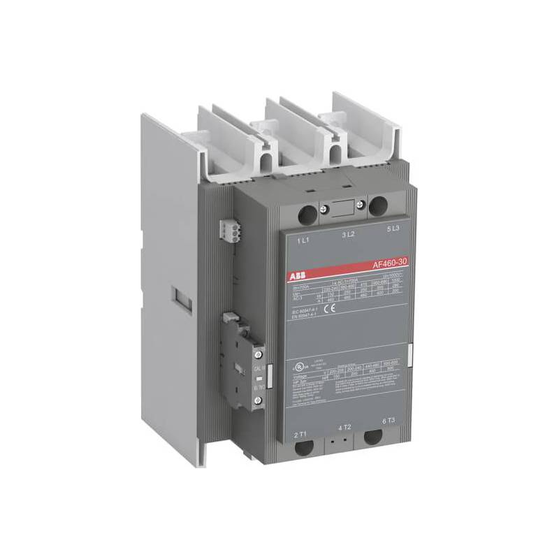 Contactor AF tripolar 460A 400V - 250kW  (AC-3) Bobina 100250 Vca - Vcc C. Aux 1NA+1NC - 1SFL597001R7011