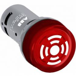 Buzzer pulsante luminoso CB1-610R - Rojo 24V AC-DC  - 1SFA619600R6101