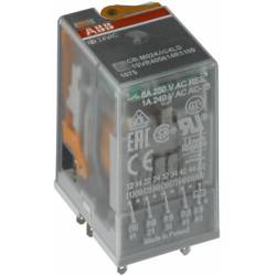 Relé enchufable c-LED 2 c-o 230 Vca - 1SVR405611R3100