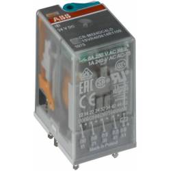 Relé enchufable c-LED 2 c-o 24Vcc - 1SVR405611R1100