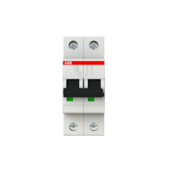 Interruptor termomagnético 2P 10A 6kA Curva C - S202-C10 - 2CDS252001R0104