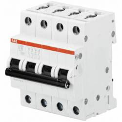 Interruptor termomagnético 4P 16A 6kA Curva D - S204-D16 - 2CDS254001R0161