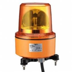 Baliza Giratoria Harmony XVR-c/Led de alta luminosidad  NARANJA-D 130 mm-s/Buzzer- 24 VAC-VDC - XVR13B05L