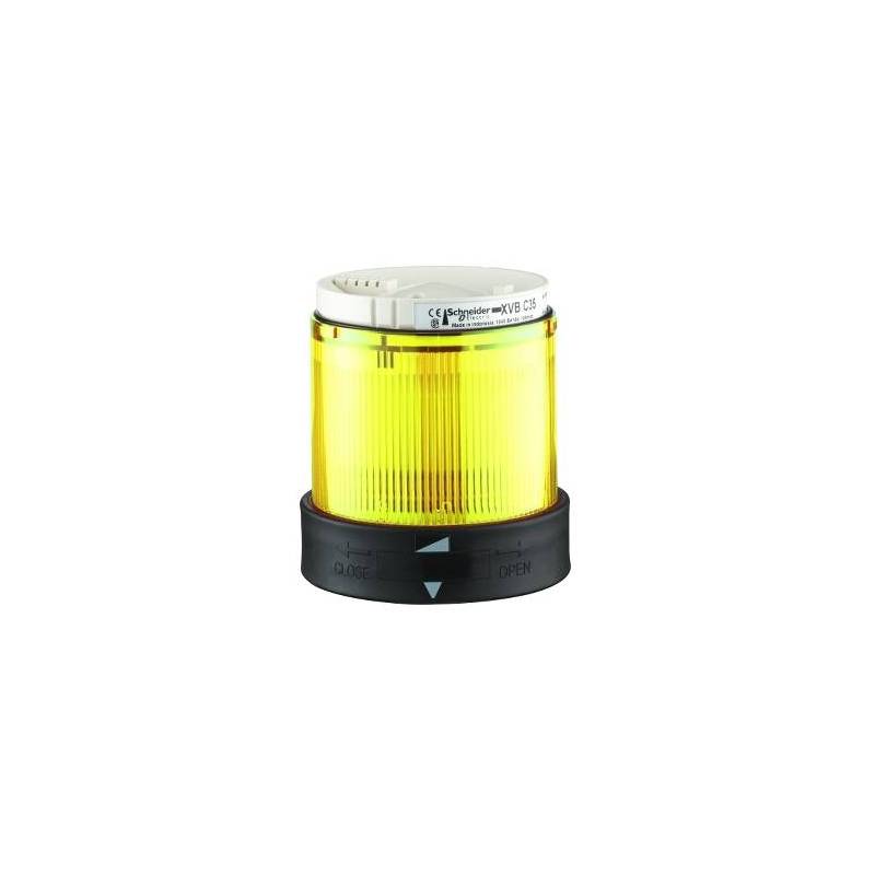 Baliza para columna Harmony XVB-Led Integrado AMARILLO-Policarbonato-D 70mm-120VAC - XVBC2G8