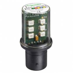 Lampara LED BA 15d 24V Verde - DL1BDB3