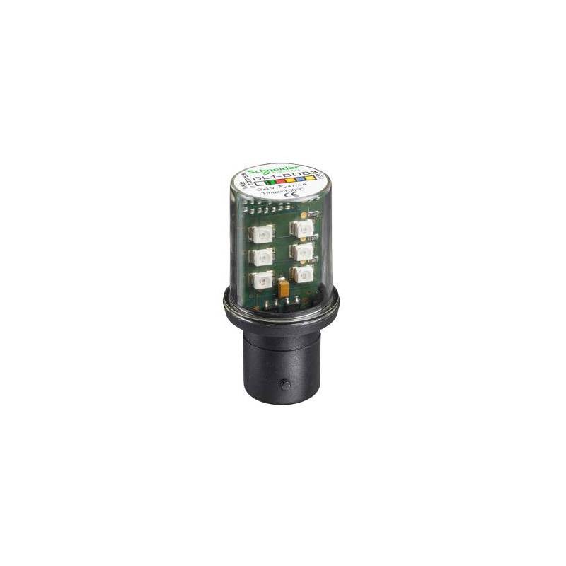 Lampara LED BA 15d 24V Verde - DL1BDB3