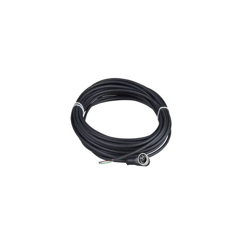 Conector Hembra Acodado 1/2"precableado 10m