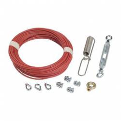 Parada de Emergencia por cable  - Kit de Montaje con cable 25m Ø 3.2mm  - XY2CZ9325