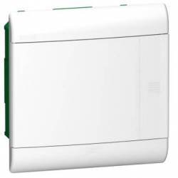 Caja Empotrable Plástica Easy9 para 8 polos Puerta Blanca - EZ9E3308