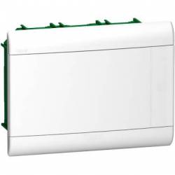 Caja Empotrable Plástica Easy9 para 12 polos Puerta Blanca - EZ9E3312